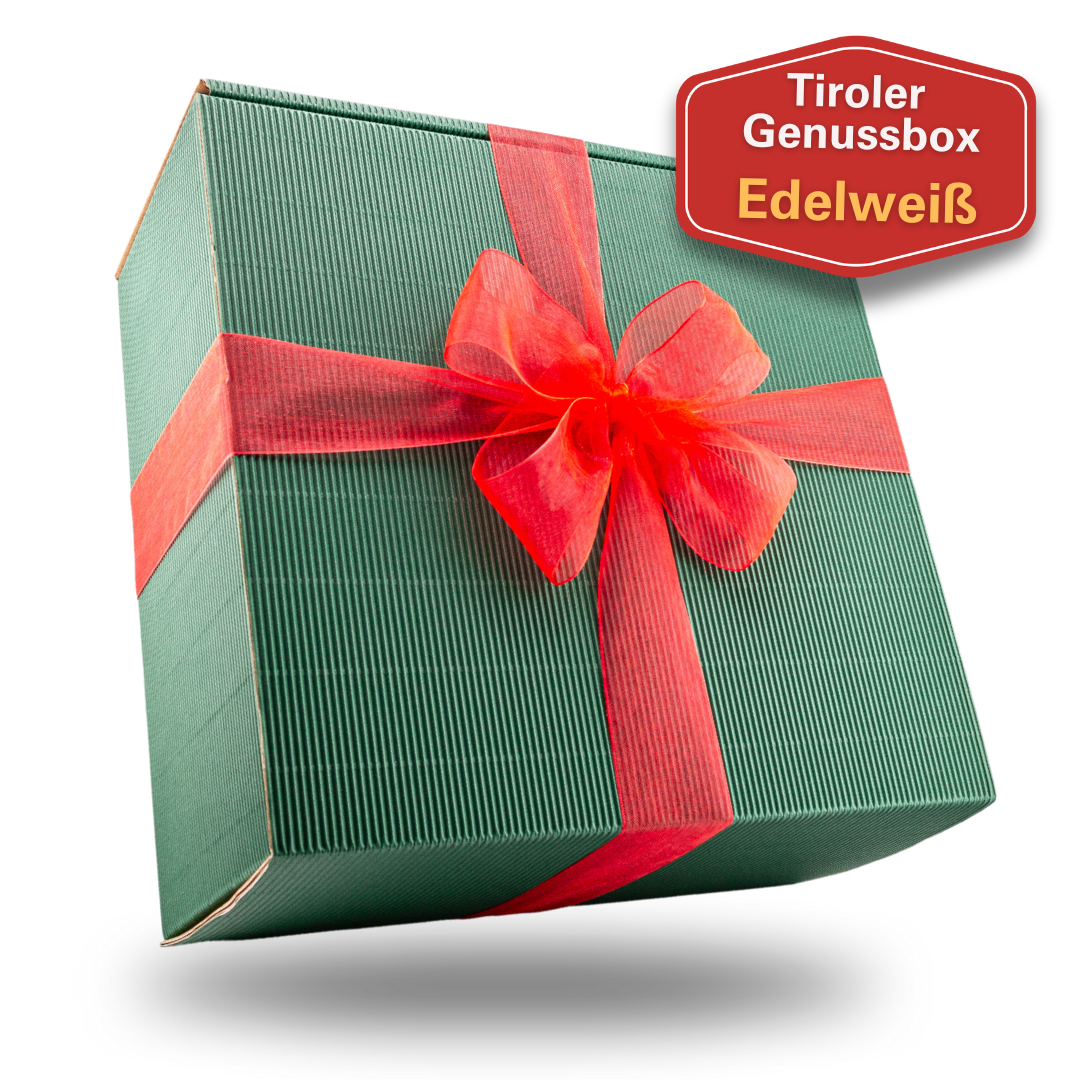 Geschenkbox "Edelweiß" | 4 Exklusive Klassiker der Alpen - Tiroler Bauernstandl