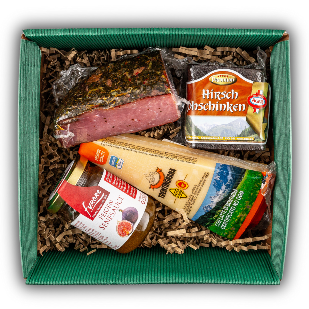 Geschenkbox "Edelweiß" | 4 Exklusive Klassiker der Alpen - Tiroler Bauernstandl