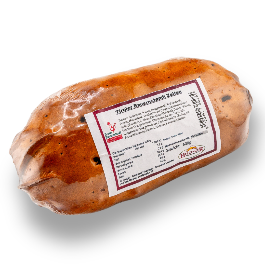 Hirzinger´s  Original Früchtebrot - Tiroler Bauernstandl