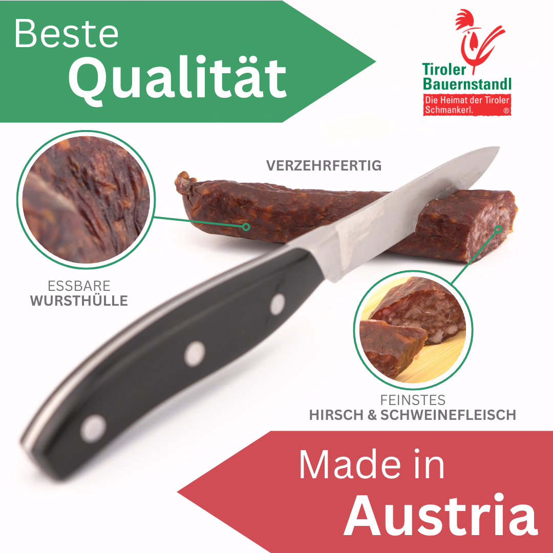 Tiroler Hirschwurzen - Tiroler Bauernstandl