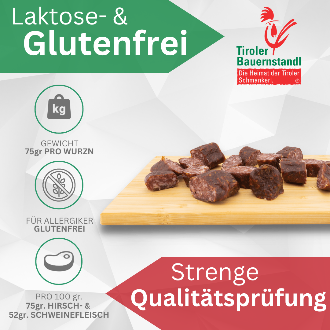 Tiroler Hirschwurzen - Tiroler Bauernstandl