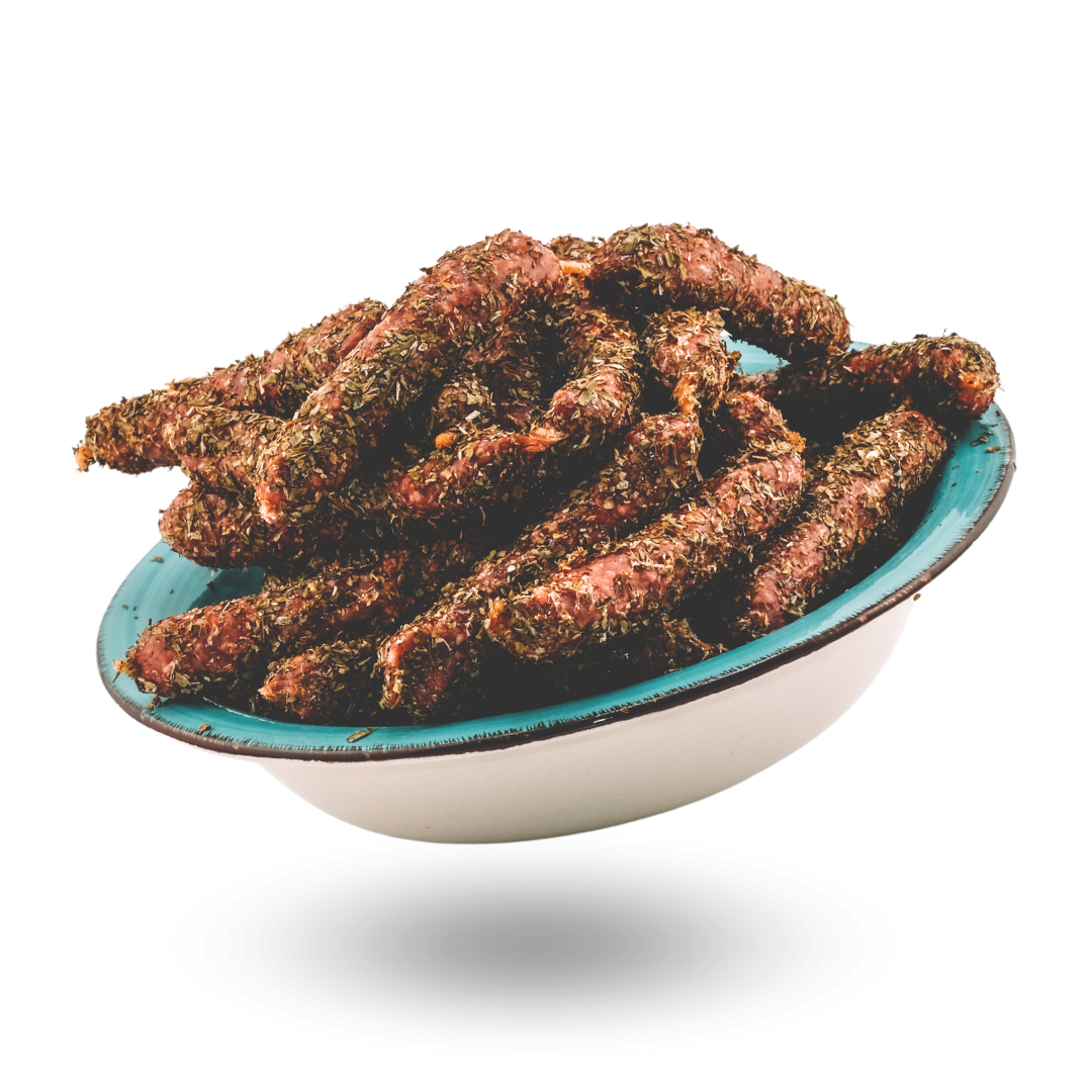 Mini Kaminwurzn im Alpenkräutermantel - Tiroler Bauernstandl