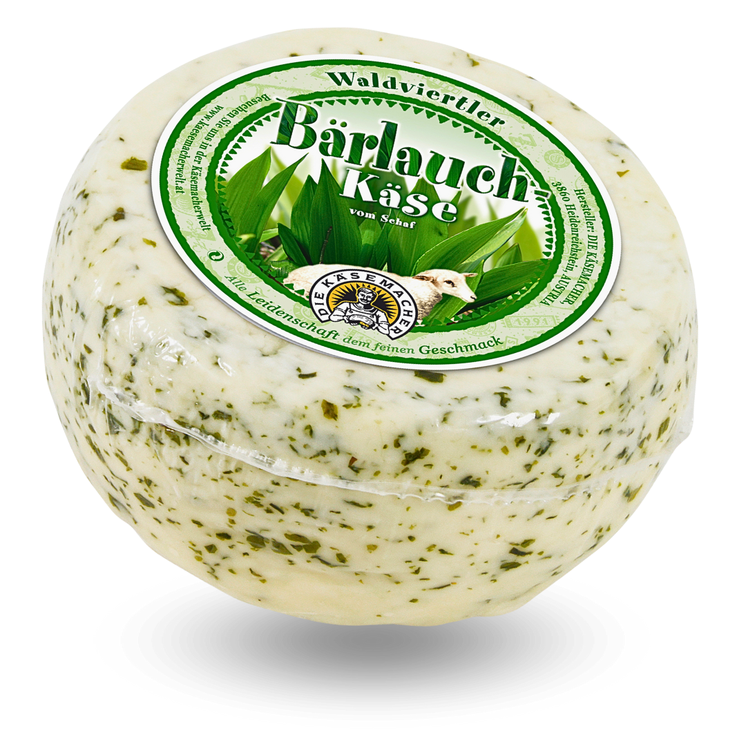 "Bärlauchkas" | Schnittkäse aus Schafmilch mit Bärlauch | 1 Kg - Tiroler Bauernstandl