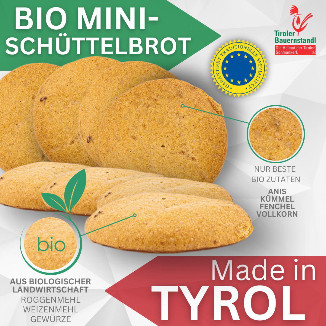 Tiroler BIO Mini Schüttelbrot - Tiroler Bauernstandl