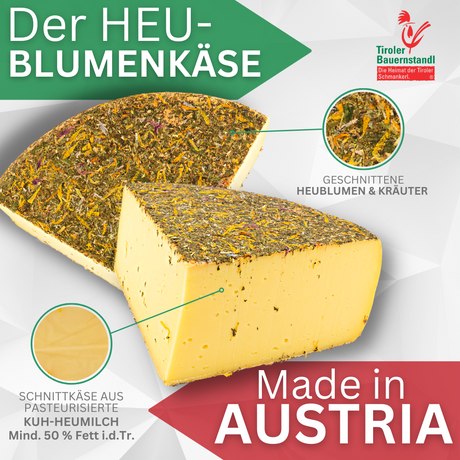 Tiroler Heublumenkäse | 50 % Fett i.Tr. - Tiroler Bauernstandl