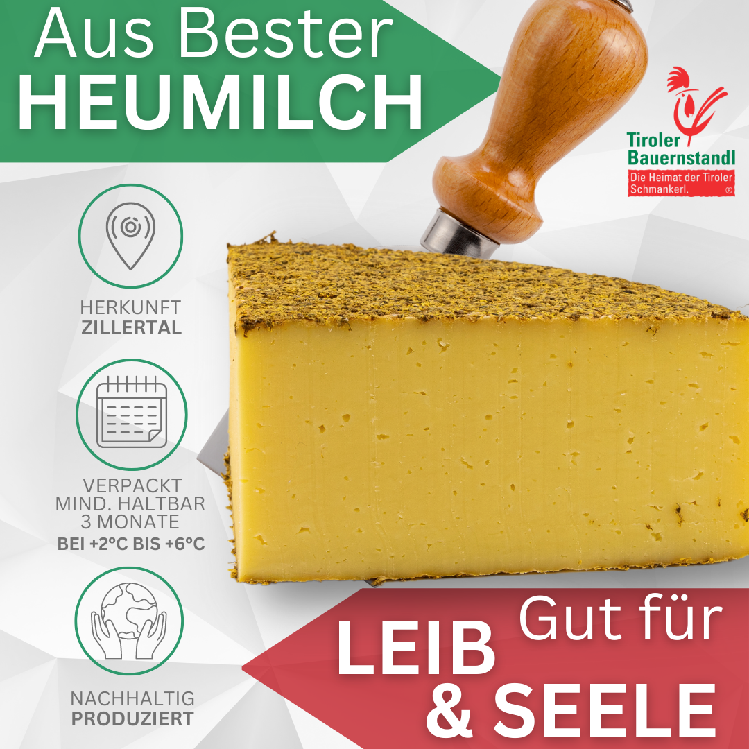 Tiroler Holunder Käse | 50 % Fett i.Tr. - Tiroler Bauernstandl