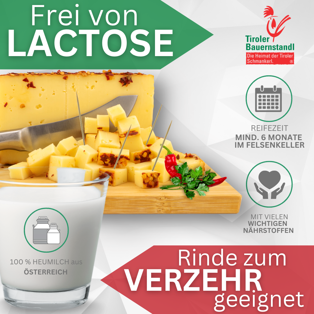 Tiroler Chili Käse | 50 % Fett i.Tr. - Tiroler Bauernstandl