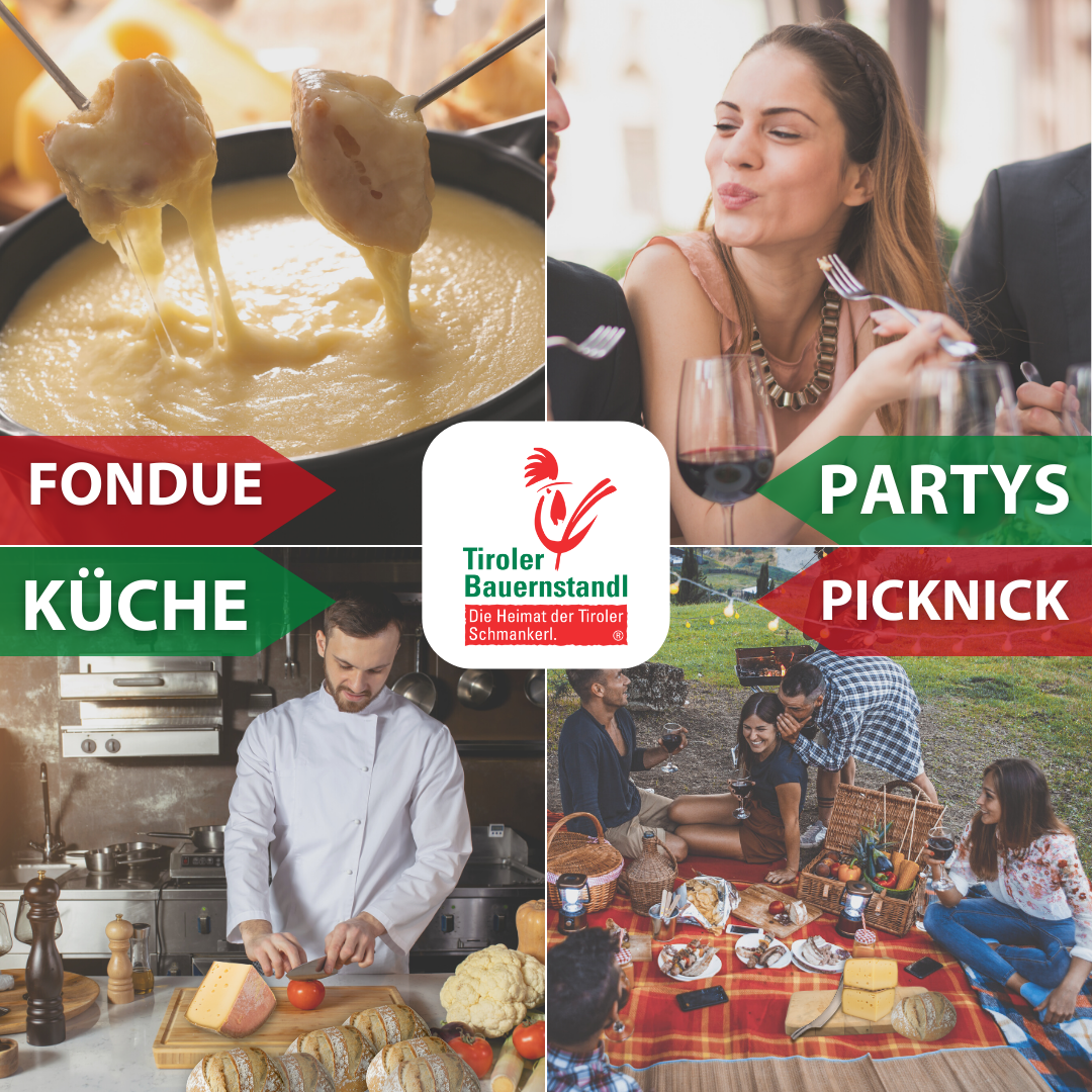 Ur-Tyroler Bergkäse 500g | würzig & cremig 9 Monate gereift | 45 % Fett i. Tr. - Tiroler Bauernstandl