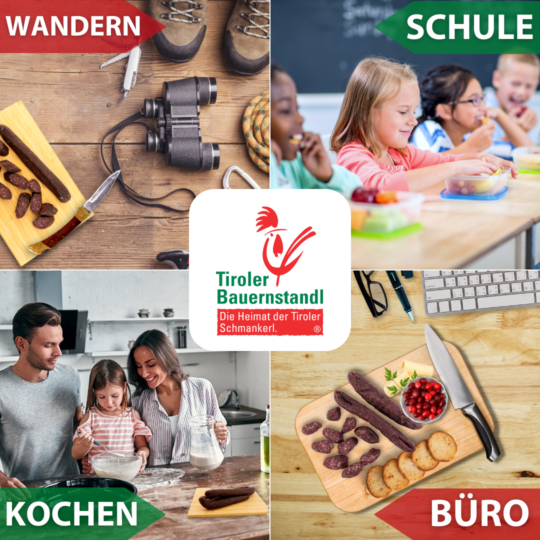 Osttiroler Kaminwurzn aus 100% Lammfleisch 10 Stück - Tiroler Bauernstandl