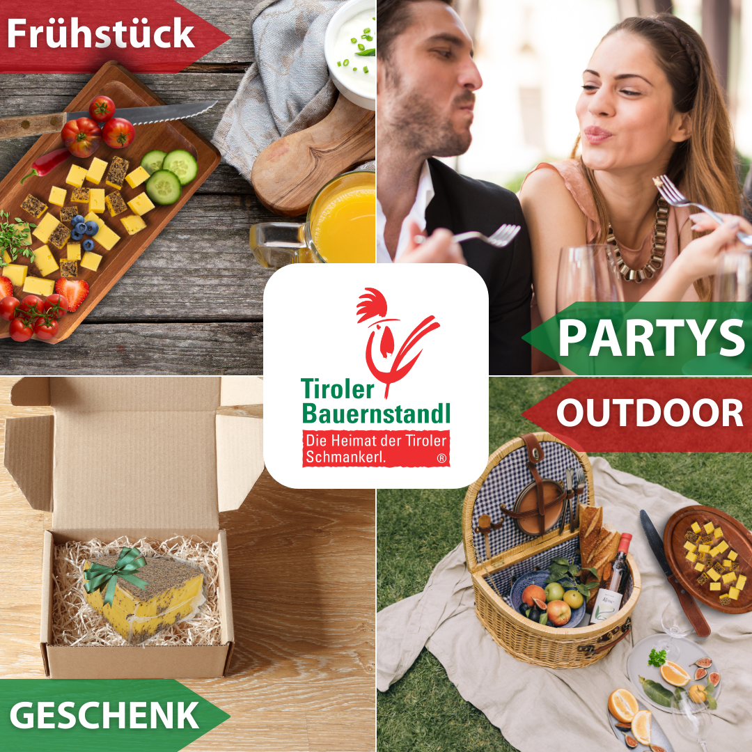 Tiroler Pfeffer Käse | 50 % Fett i.Tr. - Tiroler Bauernstandl