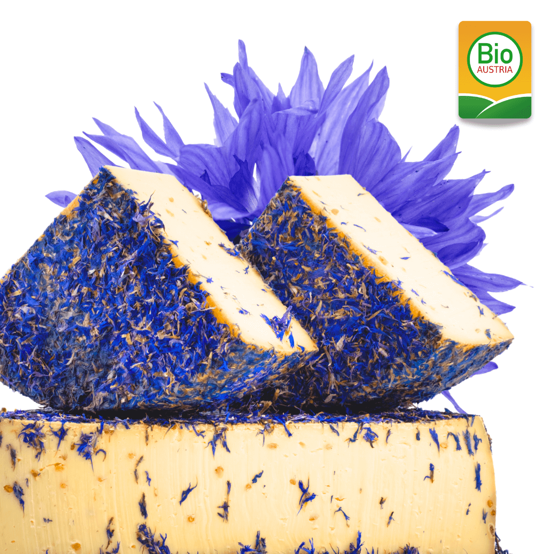 Bio_Kornblumen_kaese_am_Stueck_mit_Bockshornkleesamen_