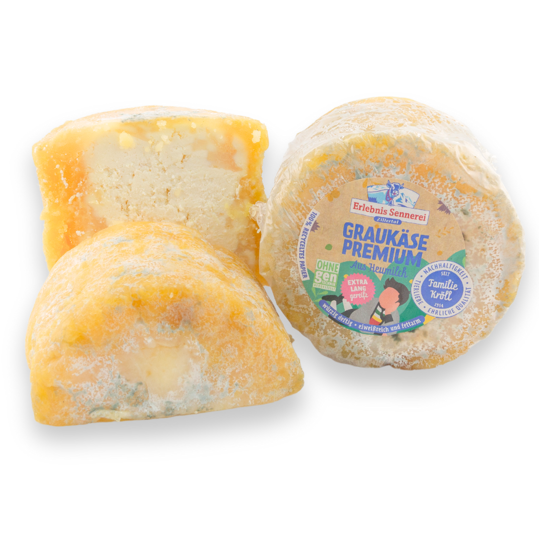 Zillertaler Graukäse "Premium" mit Edelschimmel | 600g - Tiroler Bauernstandl