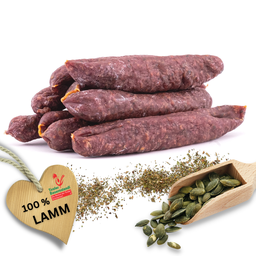 Osttiroler Kaminwurzn aus 100% Lammfleisch 10 Stück - Tiroler Bauernstandl