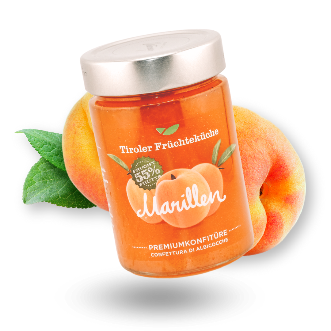 Tiroler Früchteküche Marillen Konfitüre | 420g - Tiroler Bauernstandl
