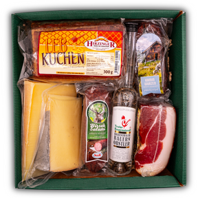 Geschenkbox Klassik| 7 traditionelle Schmankerl aus den Alpen - Tiroler Bauernstandl
