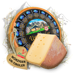 Ur-Tyroler Bergkäse 500g | würzig & cremig 9 Monate gereift | 45 % Fett i. Tr. - Tiroler Bauernstandl