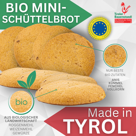 Tiroler BIO Mini Schüttelbrot