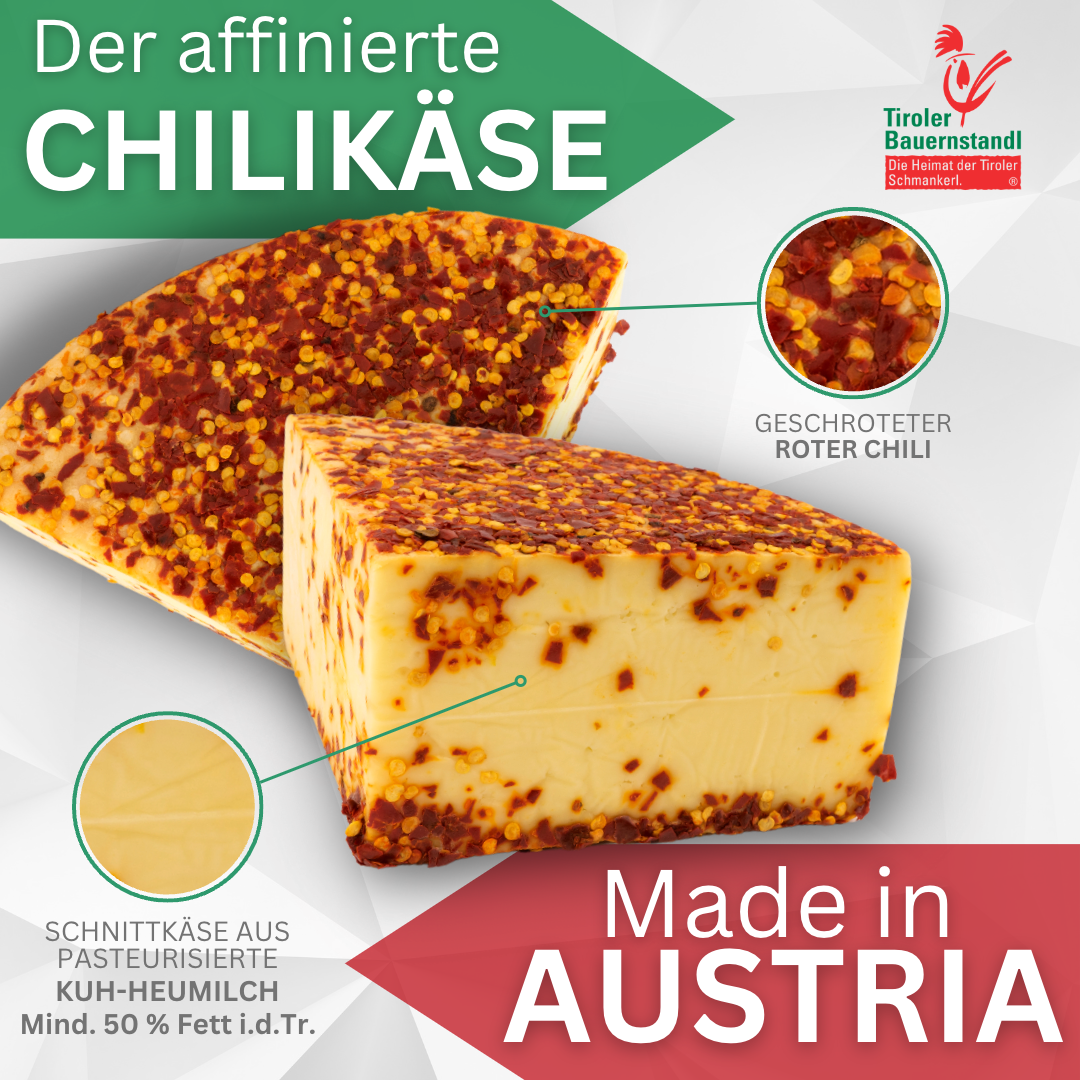 Tyrolean Chili Cheese | 50% fat i.d.m. 