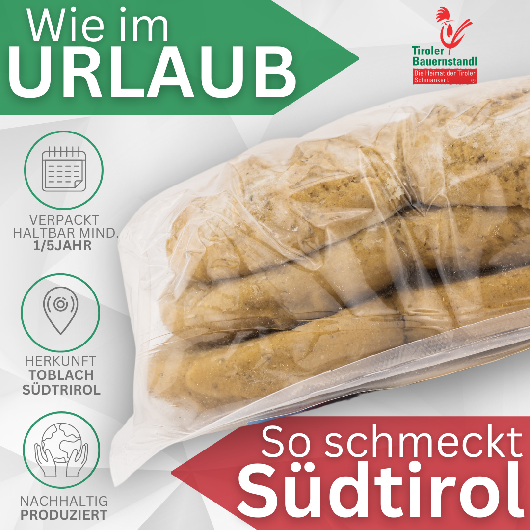 Südtiroler Vinschgerl zum aufbacken 8x3 Stück