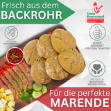 Südtiroler Vinschgerl zum aufbacken 4x3 Stück