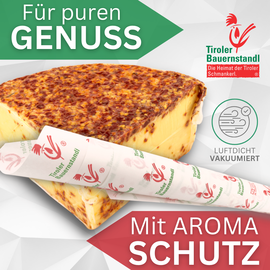 Tyrolean Chili Cheese | 50% fat i.d.m. 