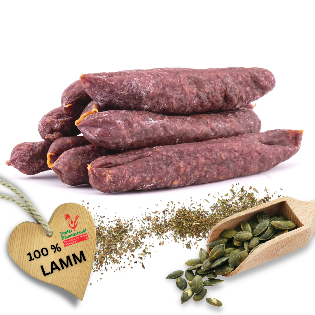 Osttiroler Kaminwurzn aus 100% Lammfleisch 10 Stück