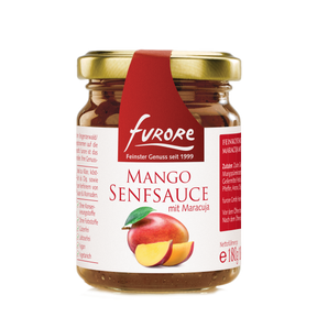 Furore Senfsauce mit Mango & Maracuja | Glas 180g - Tiroler Bauernstandl