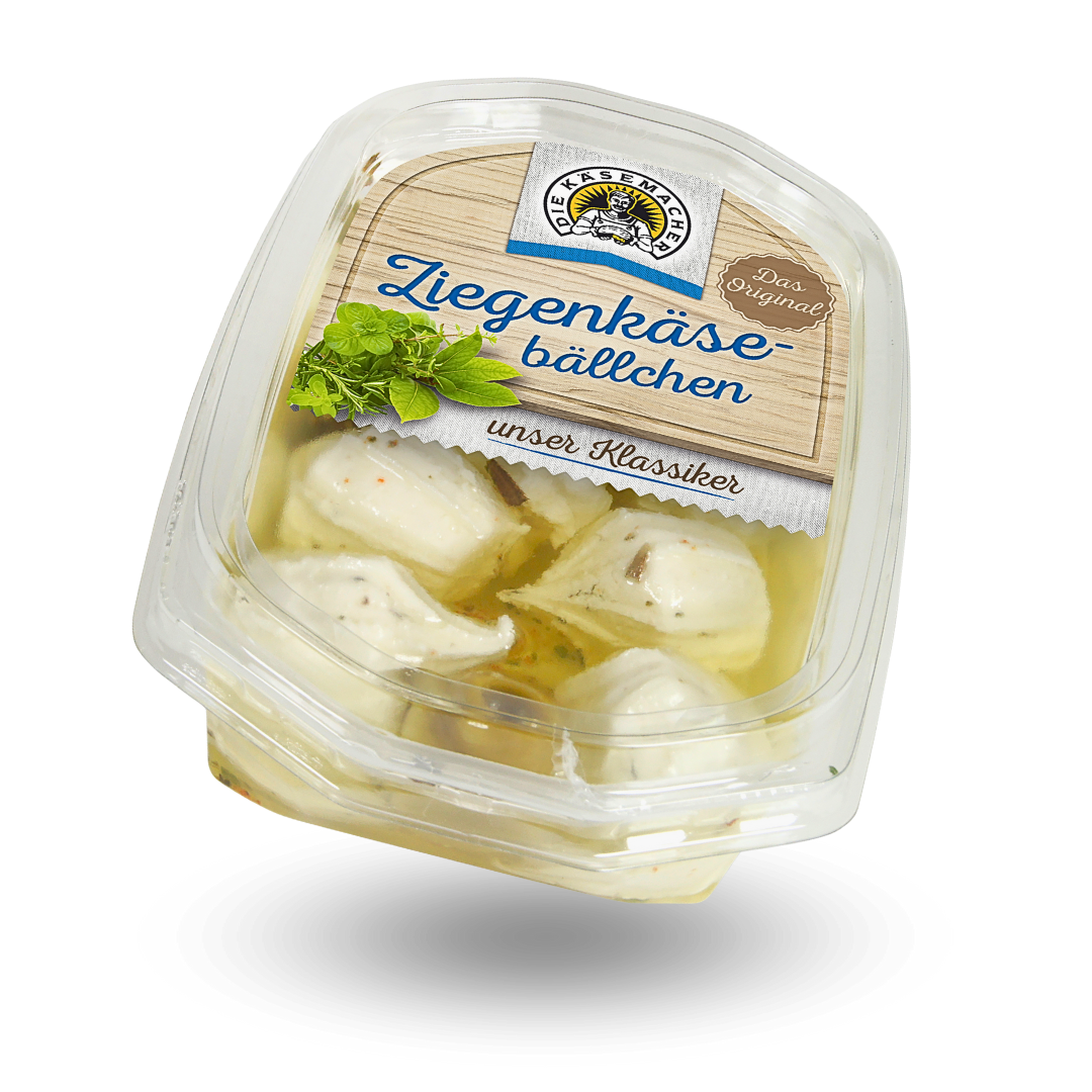 Ziegenkäse | Frischkäse laktosefrei | Österreichische Spezialität mit Kräuter in Öl