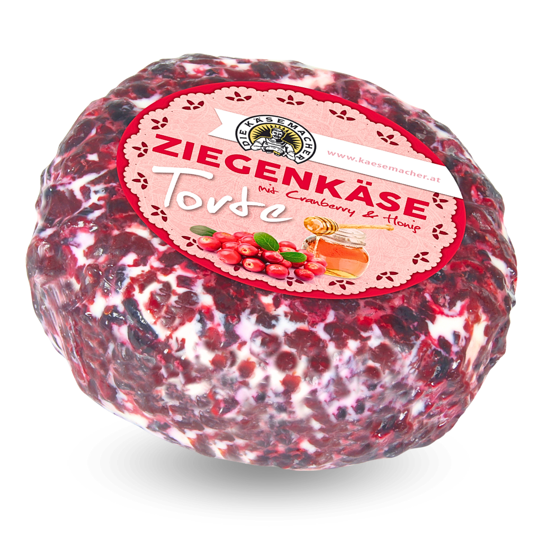 Ziegenkäsetorte mit Granberry & Honig | 1 Kg