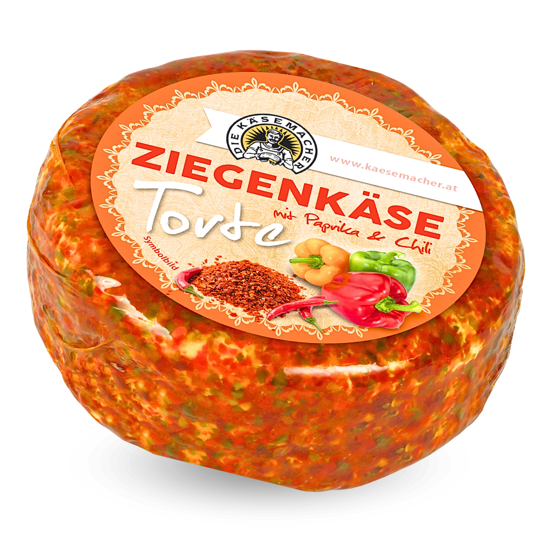 Ziegenkäsetorte mit Paprika & Chili | 1 Kg